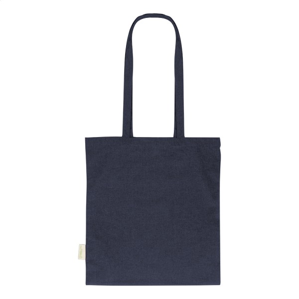 Totepex Hue Sacoșă de cumpărături, din bumbac reciclat  albastru închis