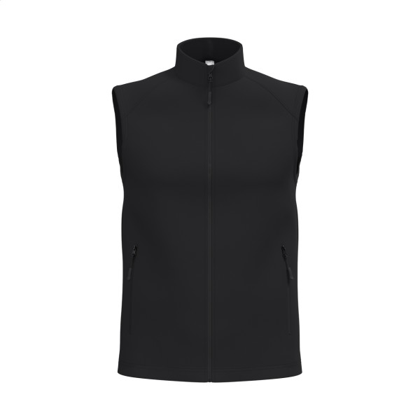 IB413 vestă softshell cu 2 straturi  negru