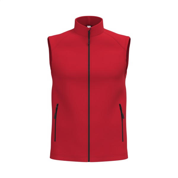 IB413 vestă softshell cu 2 straturi  roșu