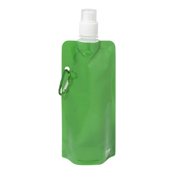 Carabol sticlă pliabilă din RPET  verde